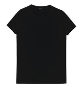 401330 Supreme Cotton Tee-Shirt Crew Neck - 0004 Black